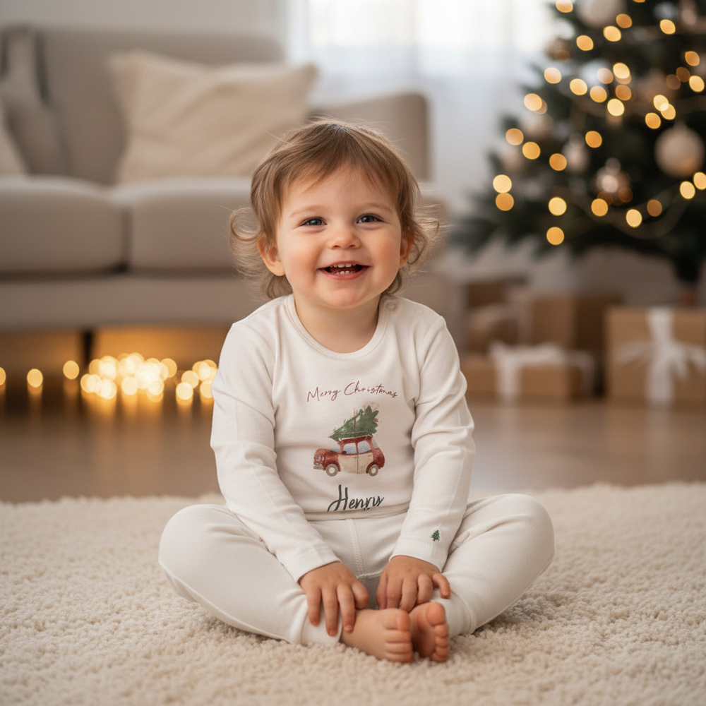 Baby Body mit Namen personalisiert Geschenk zur Geburt