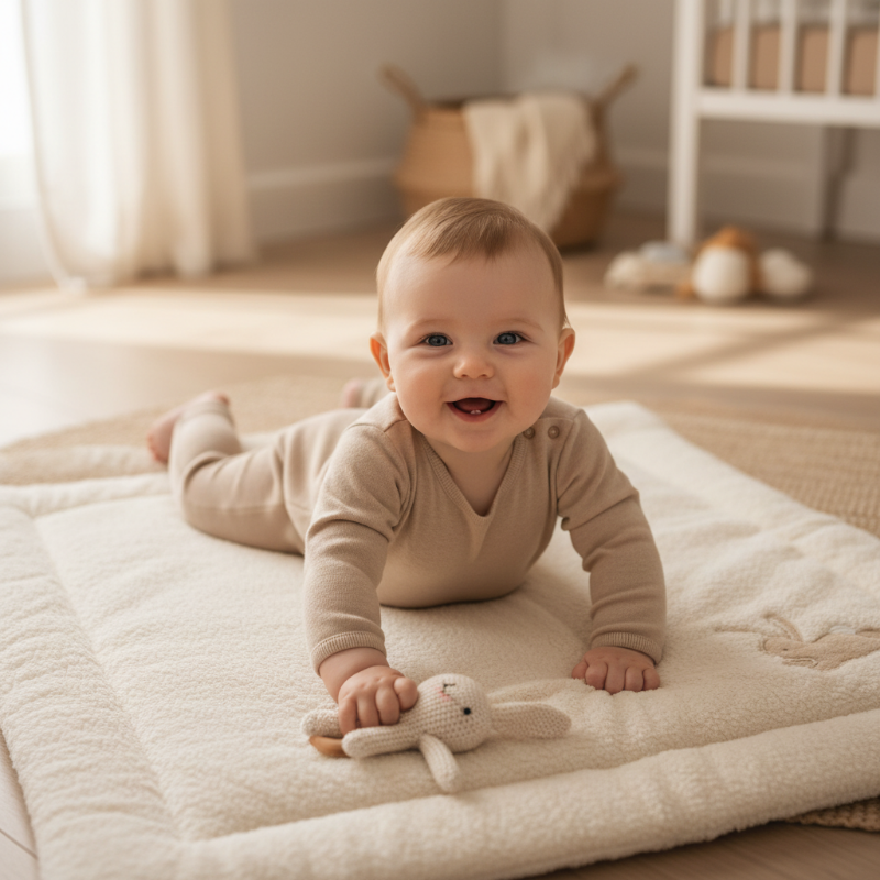 Baby Spieldecke für ruhige Spielphasen im Alltag mit Baby