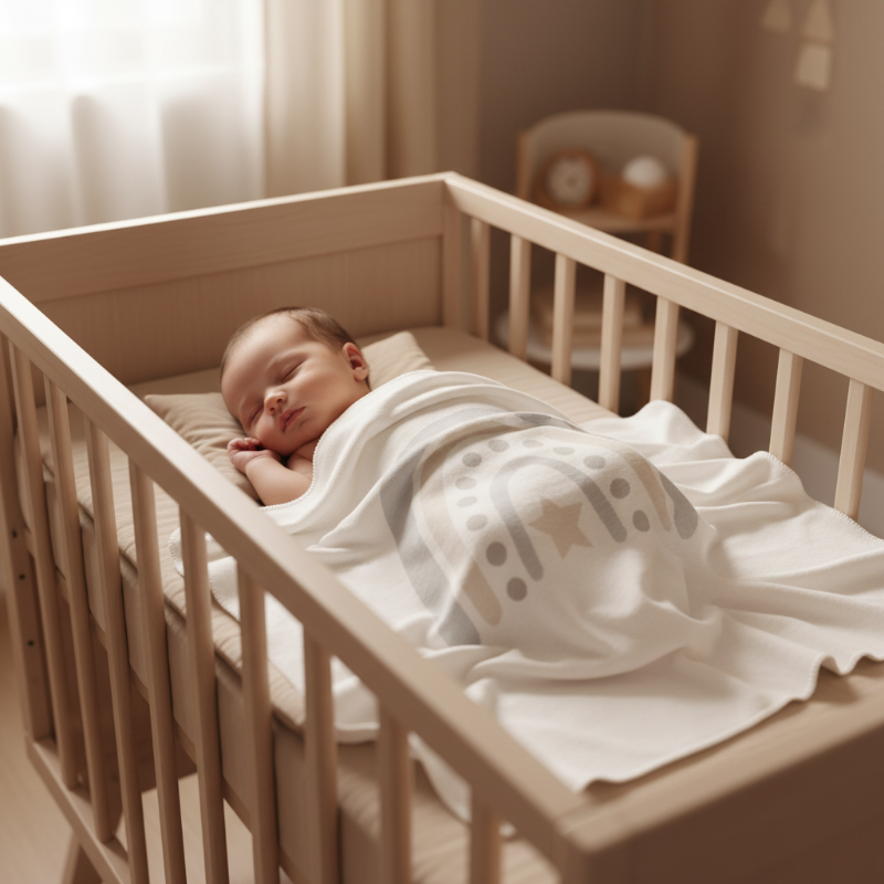Babydecke für ruhige Abendroutine und Schlafrituale
