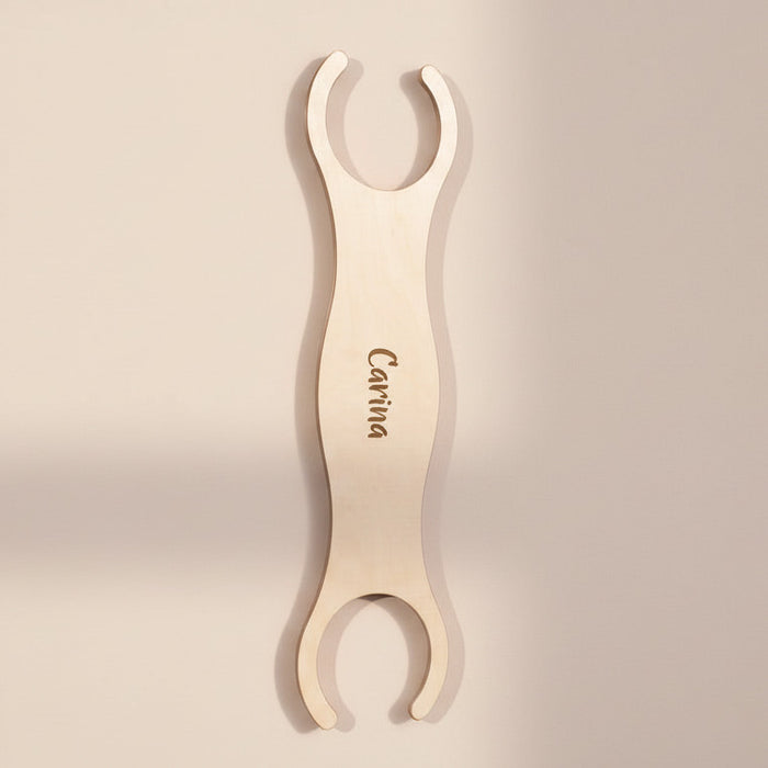 Personalisiertes einzelnes Balance Board aus Holz für Kinder